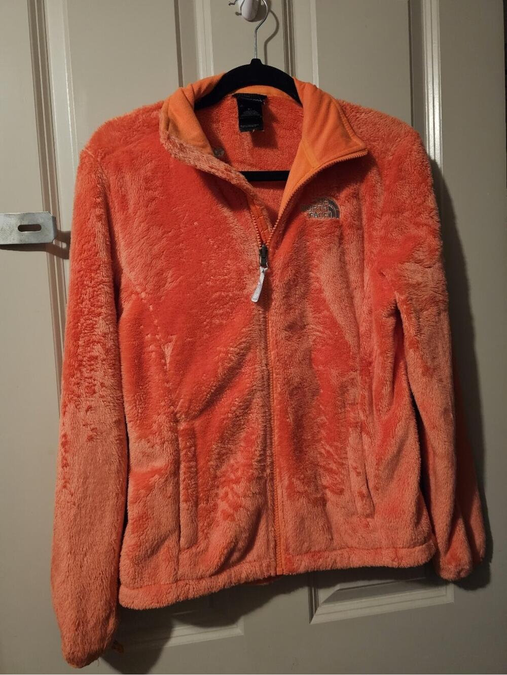 The North Face Women's Orange Plush Fleece Jacket